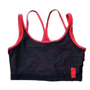 Nike Mesh Sports Bra Size Medium